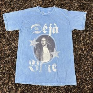 Beyonce Cowboy Carter Tour Deja Blue Shirt Size Medium Official Web Exclusive